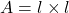 A=l\times l
