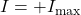 I=+I_{\mathrm{max}}