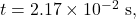 t=2.17\times10^{-2}~\mathrm{s},
