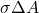\sigma\Delta A
