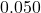 −0.050