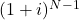 (1+i)^{N-1}