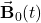 \vec{\mathbf{B}}_0(t)