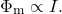 \begin{equation*}\Phi_{\mathrm{m}}\propto I.\end{equation*}
