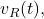 v_R(t),