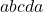 abcda