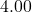 4.00