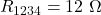 Rendered by QuickLaTeX.com R_{1234}=12~\Omega