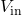 V_{\mathrm{in}}