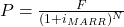 P = \frac{F}{(1+i_{MARR})^N}