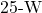 Rendered by QuickLaTeX.com 25{\text -}\mathrm{W}