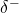 Rendered by QuickLaTeX.com \delta^-