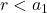 Rendered by QuickLaTeX.com r<a_1