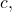 c,