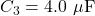 C_3=4.0~\mu\mathrm{F}