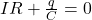 IR+\frac{q}{C}=0