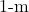 1{\text -}\mathrm{m}