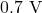 Rendered by QuickLaTeX.com 0.7~\mathrm{V}