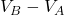 V_B-V_A
