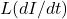 L(dI/dt)