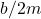 b/2m