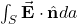 Rendered by QuickLaTeX.com \int_S\vec{\mathbf{E}}\cdot\hat{\mathbf{n}}da