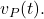 v_P(t).