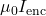 \mu_0I_{\mathrm{enc}}