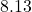 8.13