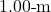 1.00{\text -}\mathrm{m}