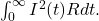 \int_0^{\infty}I^2(t)Rdt.