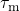 \tau_{\mathrm{m}}
