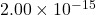 2.00\times10^{-15}