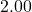 2.00