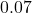 −0.07