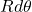 Rd\theta