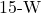 15{\text -}\mathrm{W}