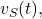 v_S(t),
