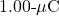 1.00{\text -}\mu\mathrm{C}