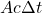 Rendered by QuickLaTeX.com Ac\Delta t