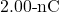 2.00{\text -}\mathrm{nC}
