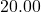 20.00