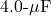 4.0{\text -}\mu\mathrm{F}