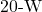 20{\text -}\mathrm{W}
