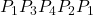 P_1P_3P_4P_2P_1