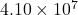 4.10\times10^7