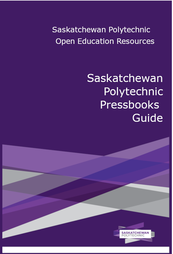 Cover image for Sask Polytechnic Pressbooks Guide