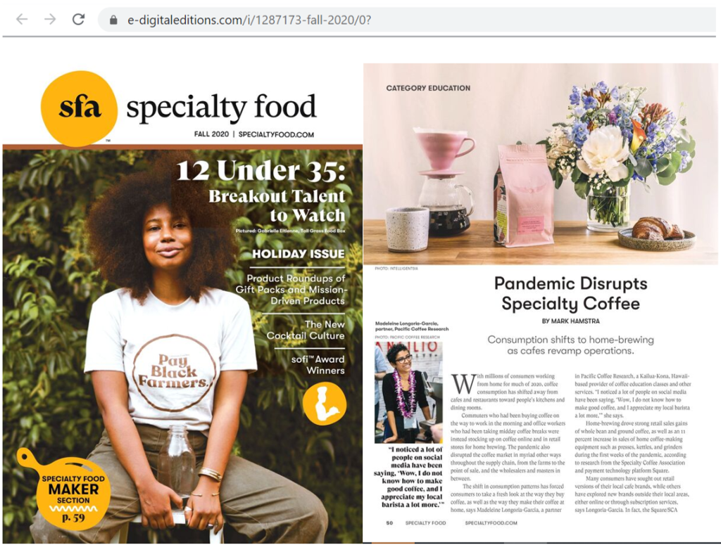 Screenshot of a magazine article
