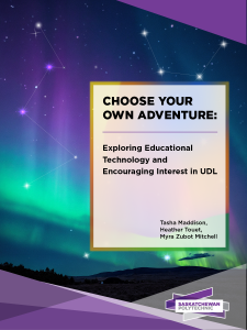 Choose your own Adventure: Exploring Educational Technology and Encouraging Interest in UDL book cover