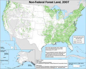 dotdensityusforest